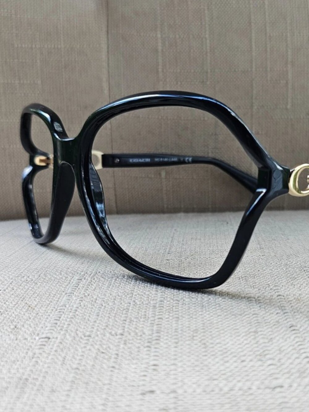 Coach Women Eyeglasses Frame Black Big Face Eyewear HC8145 L948 Glasses Frame